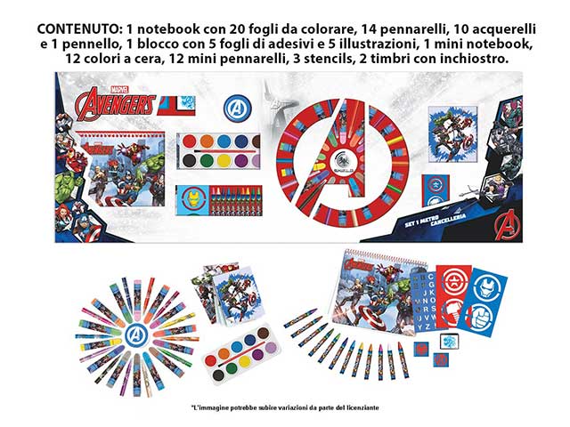 avengers set 1 metro di creativita' av05