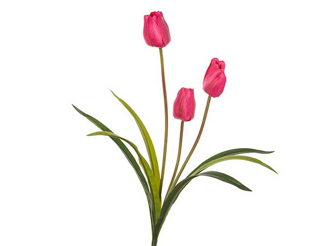ramo tulipano x3 50cm rosso 2fv568