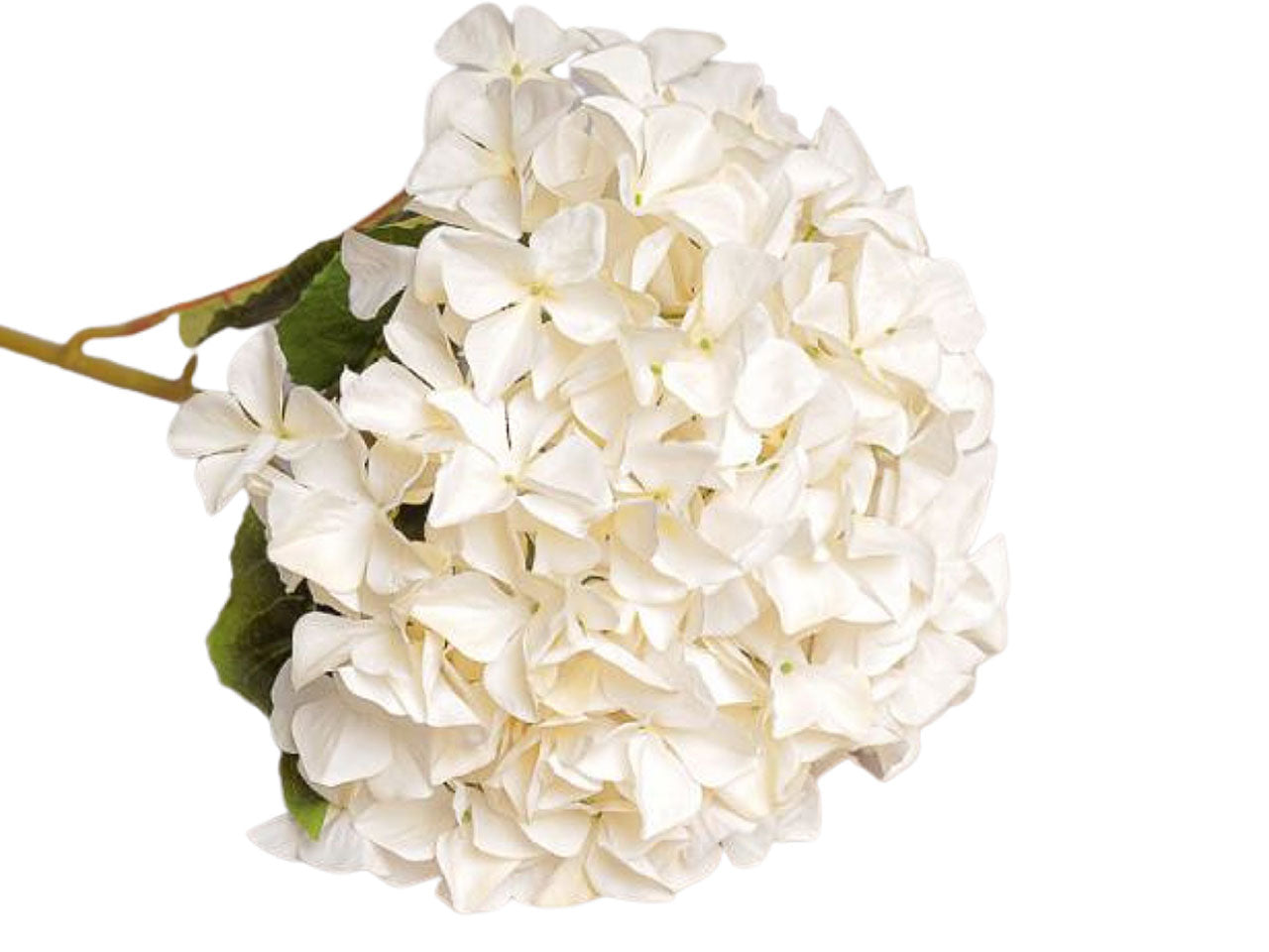 Ramo ortensia sing.109cm bianco 2fv1917