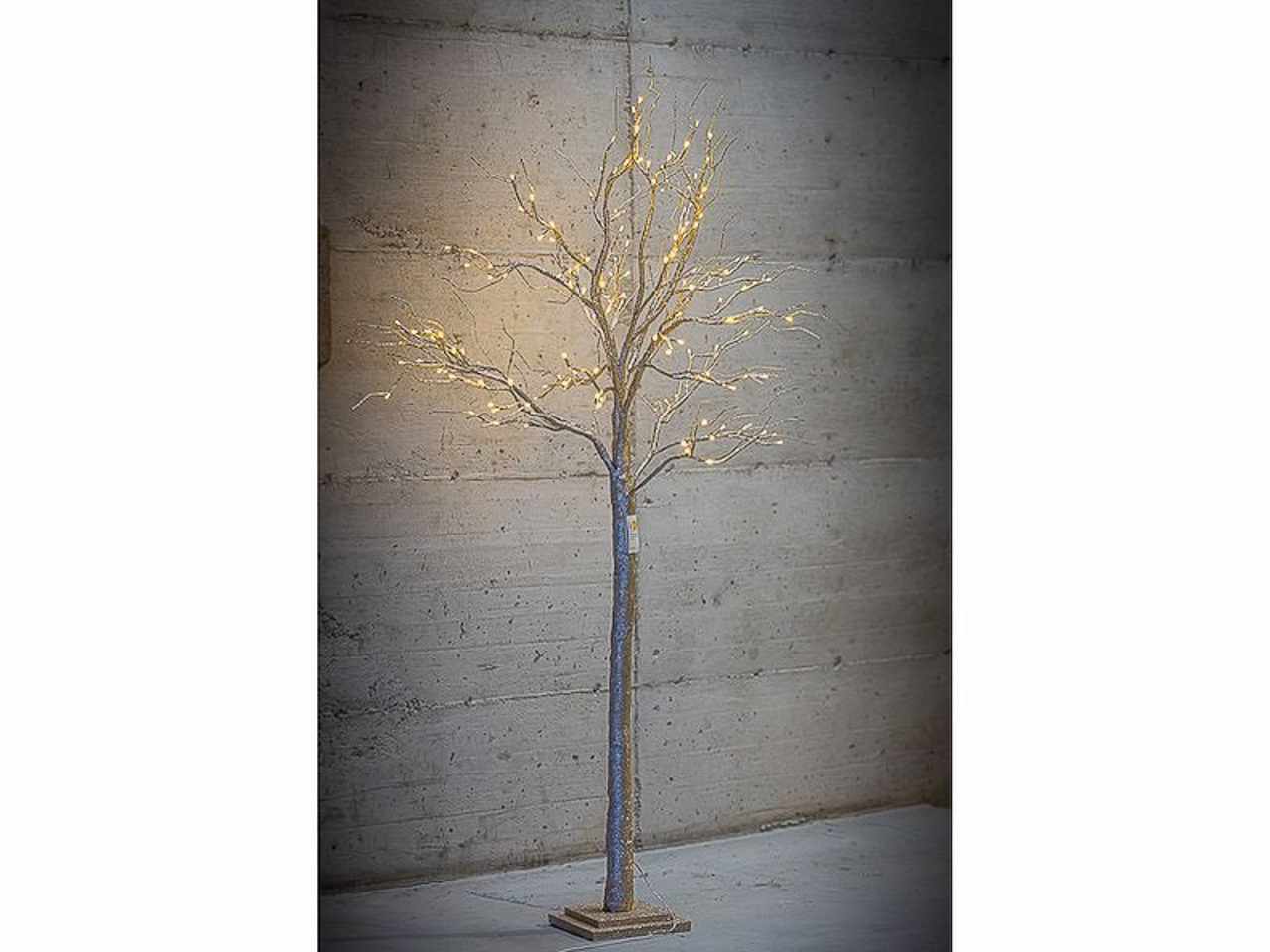 Albero di natale con luci bianco 180cm 210 led