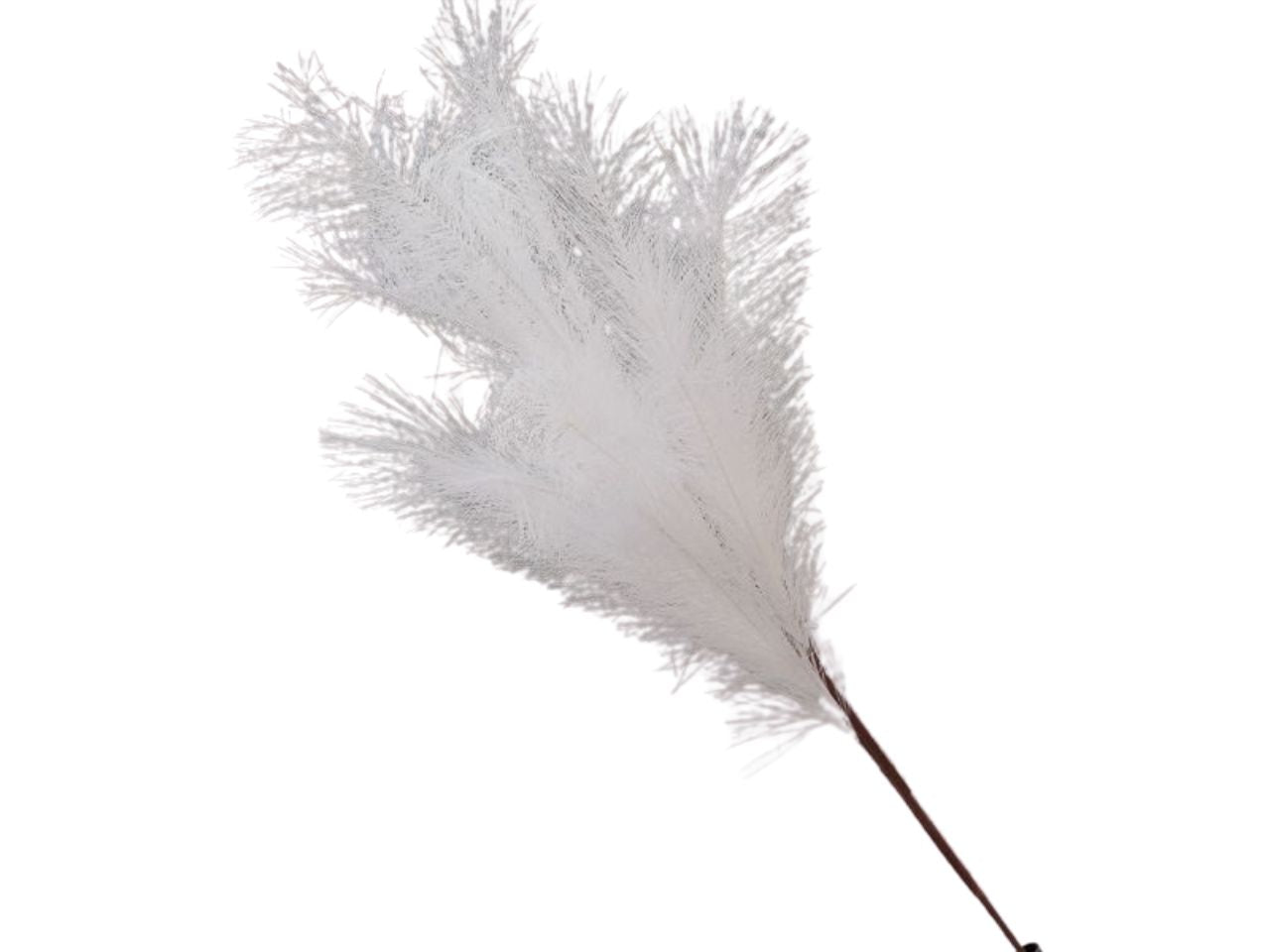 Ramo con pampas 105cm bianco