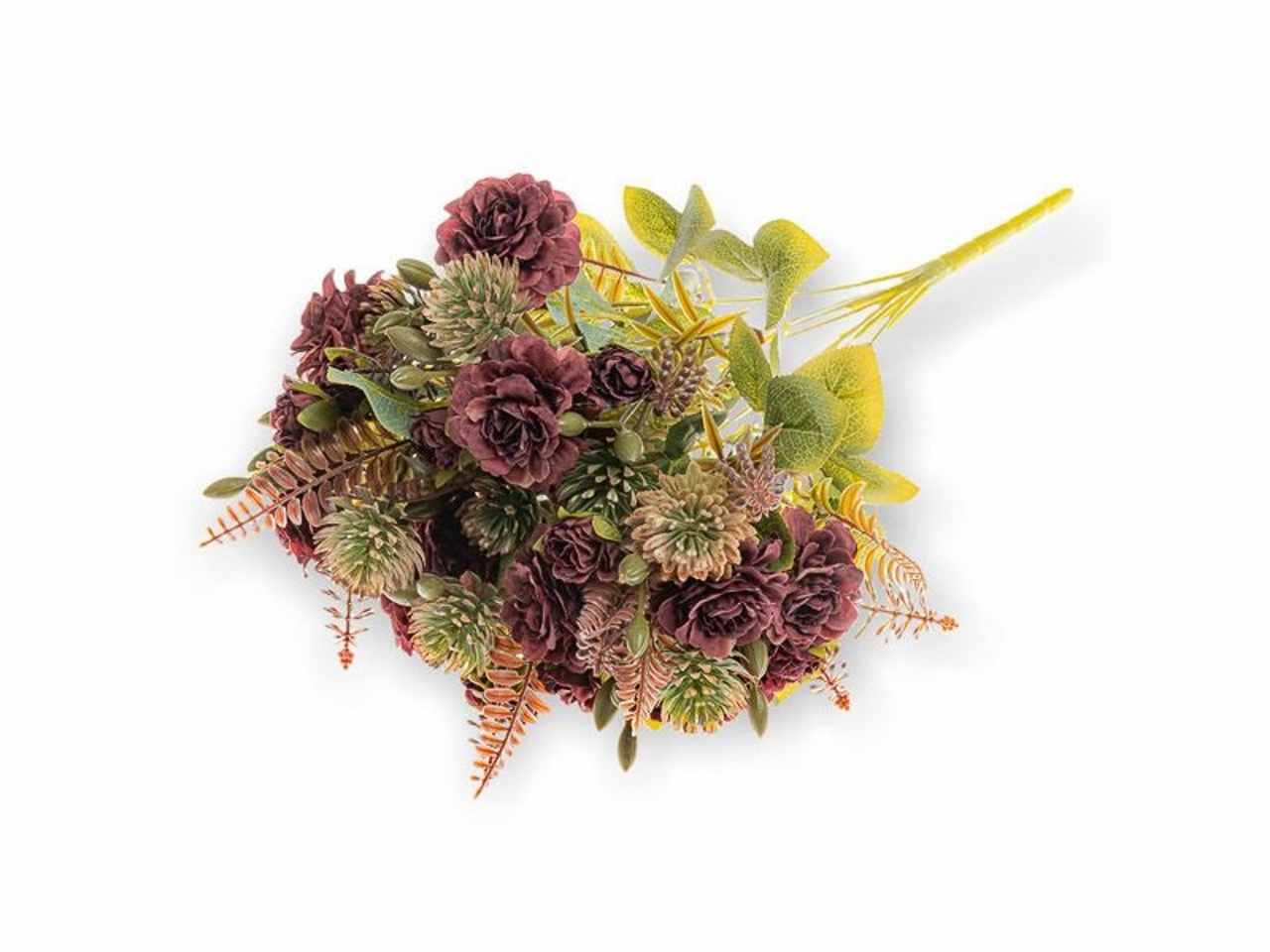 Mazzo zinnia 40cm burgundy 2fhz1944