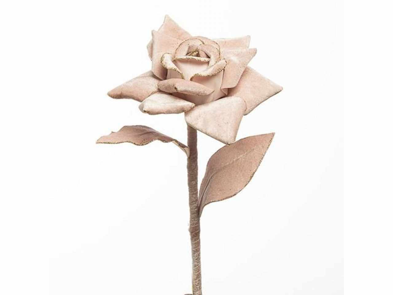 Rosa velluto rosa antico 80cm 1nhz1888