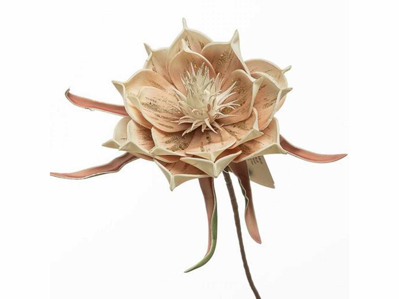 Magnolia c/glitter 72cm rosa antico 1nhz1911