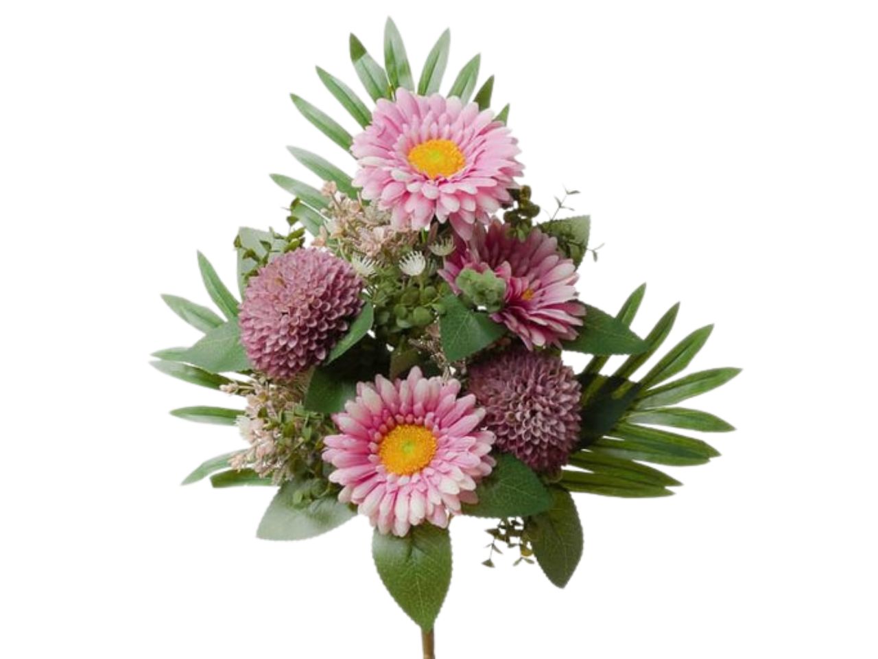 Mazzo frontale con gerbere h.45cm beauty