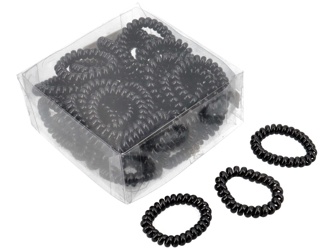 FERMACODA SPIROLINO LACCIO TELEFONO COLORE NERO