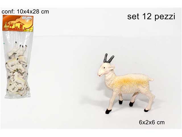 Caprette busta 12 pezzi 6cm