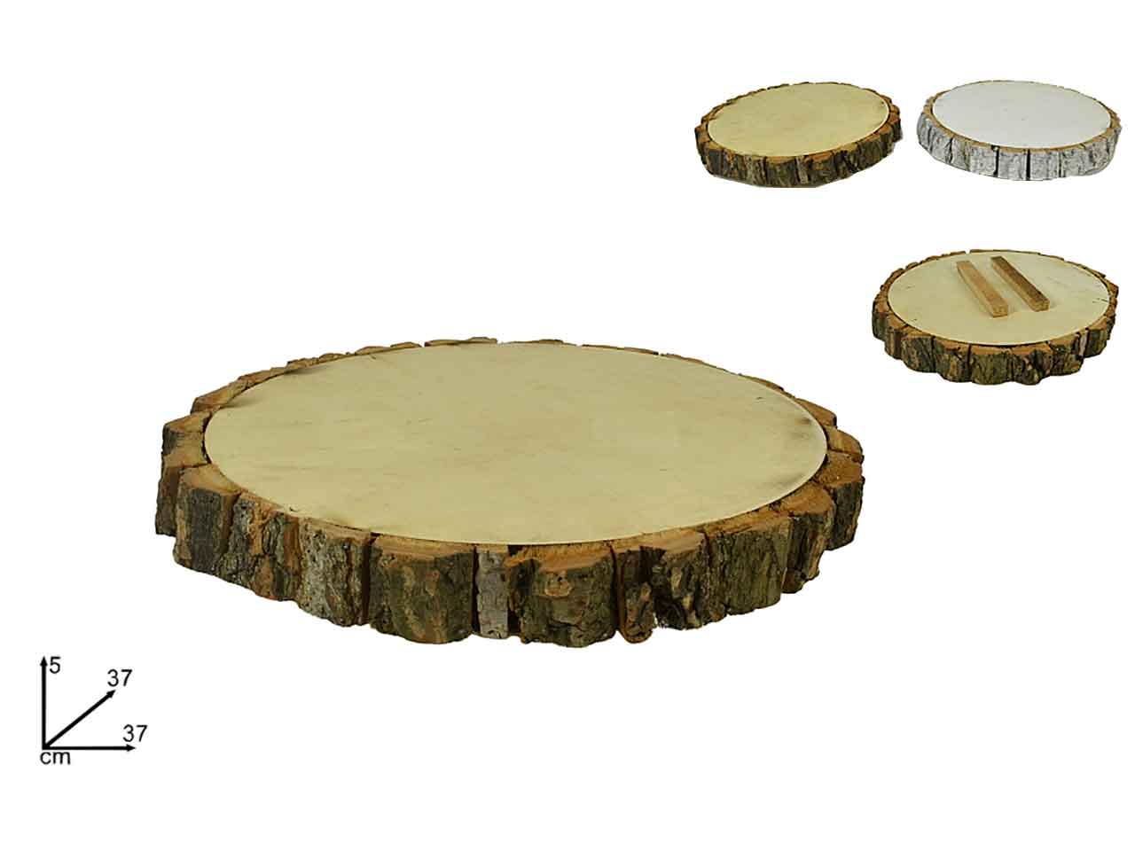 Base legno decorativa d37cm al005669c