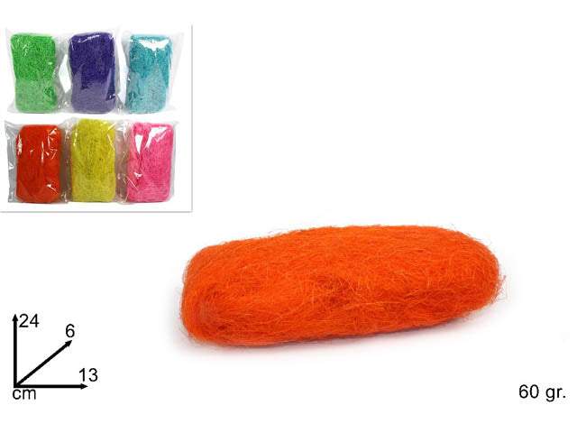 raffia colorata 60gr ca007131
