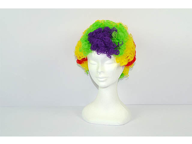 Parrucca riccia clown ro005575
