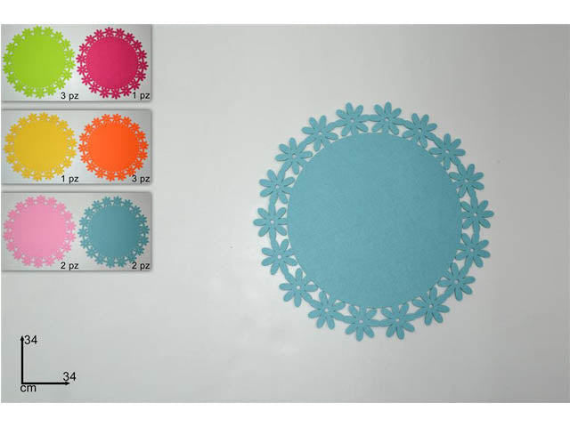 centrino feltro d34cm ca007201