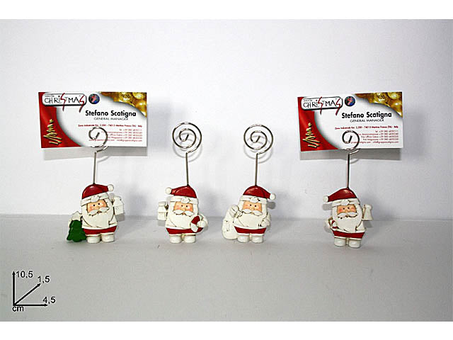 P.bigliettino b.natale 10.5cm ca007676