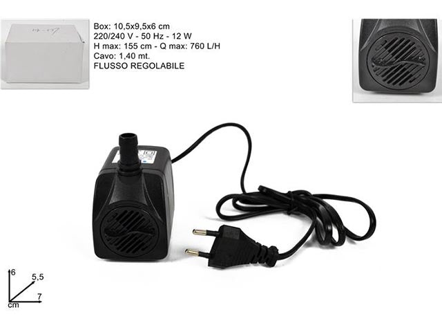 pompa sommersa 12w mi004514