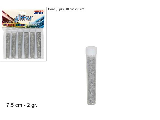 Porporina argento 2gr - 6 pezzi