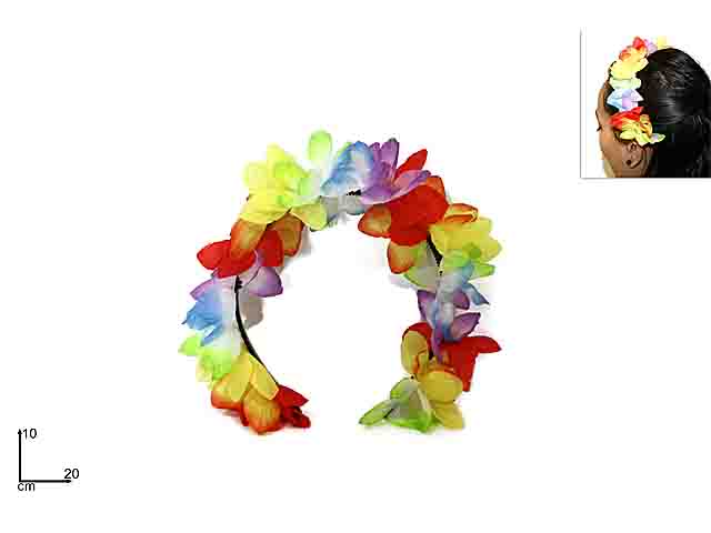 Cerchietto fiori hawaiano al003833