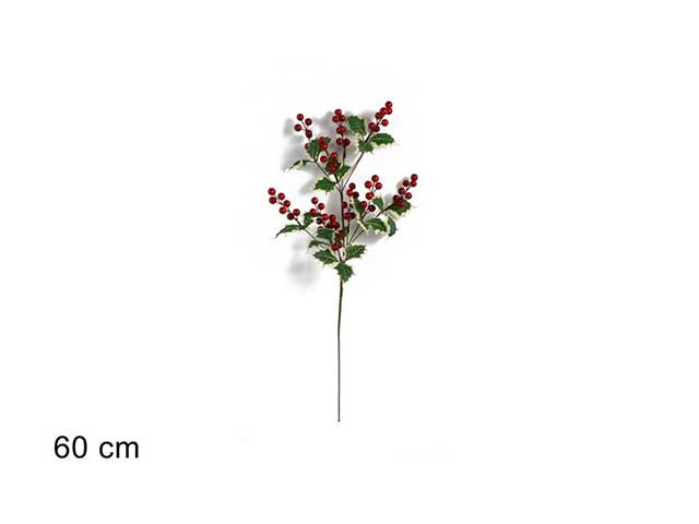 ramo aghifoglio c/bacche 60cm lu001321