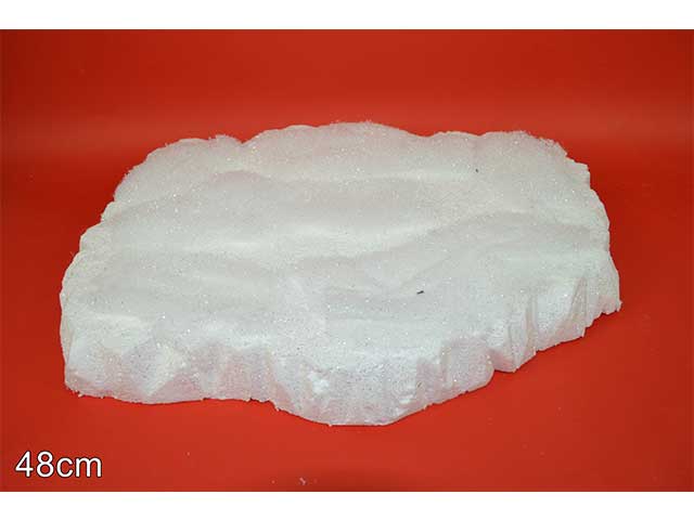 base decorativa innevata 48cm mi006211