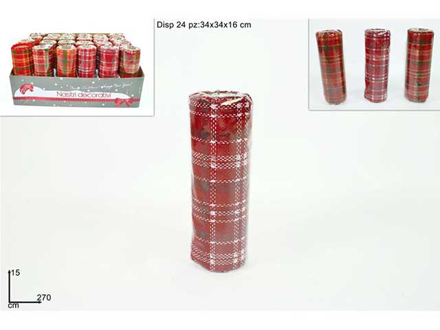 Nastro 15x270cm quadri lu001685b