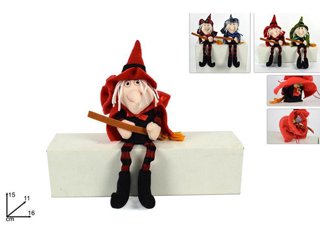 befana con portacioccolatini 15cm