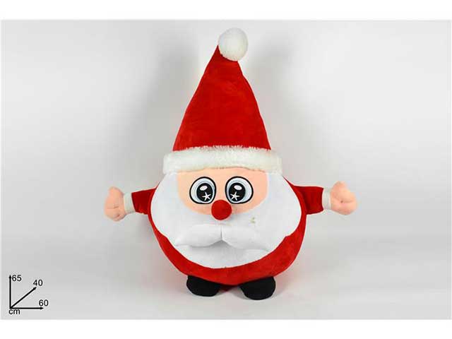 peluche babbo natale  65cm mo001375