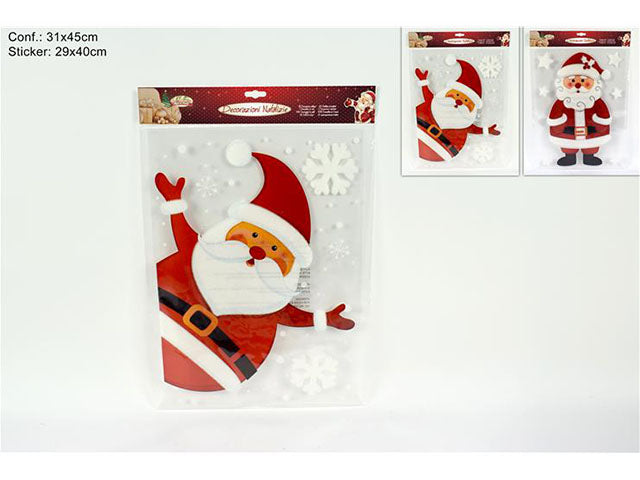 sticker babbo natale 29x40cm ro009199