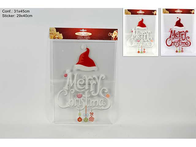 sticker floccato m.christmas ro009200