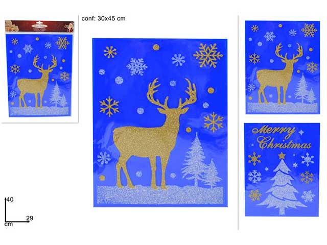 sticker sogg. natalizi 29x40cm ro009210