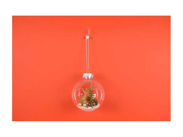 sfera 8cm con renna+albianco oro al005333a