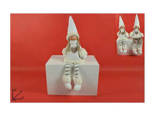 bambola abito c/pell.bianco sed.gi009011