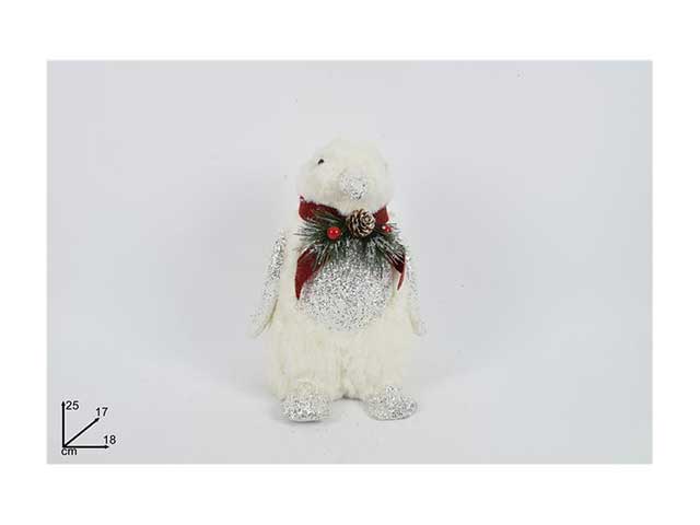 pinguino pell. glitter 25cmmi007275a