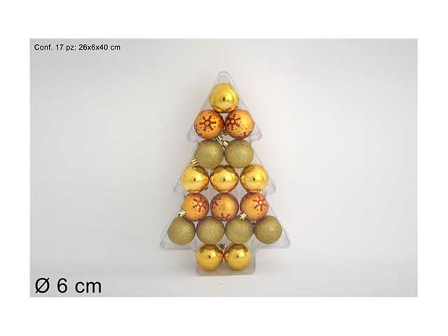 sfera 6cm 17cm oro ca012202b