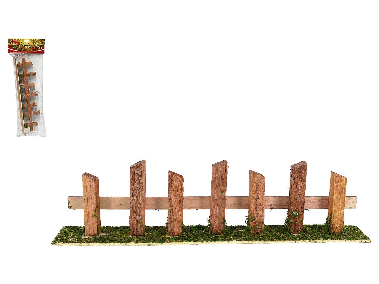 Accessorio per presepe, staccionata in legno 34cm ro010092