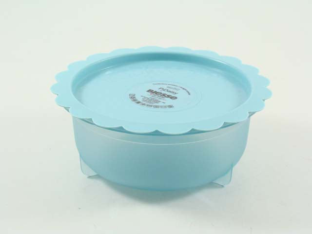 contenitore ermetico con coperchio 1300cc 20x8cm celeste