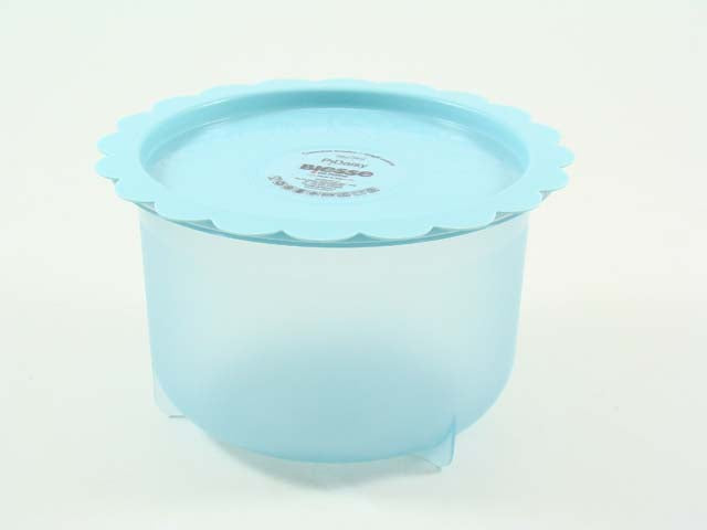 contenitore ermetico con coperchio 2000cc 20x12cm celeste