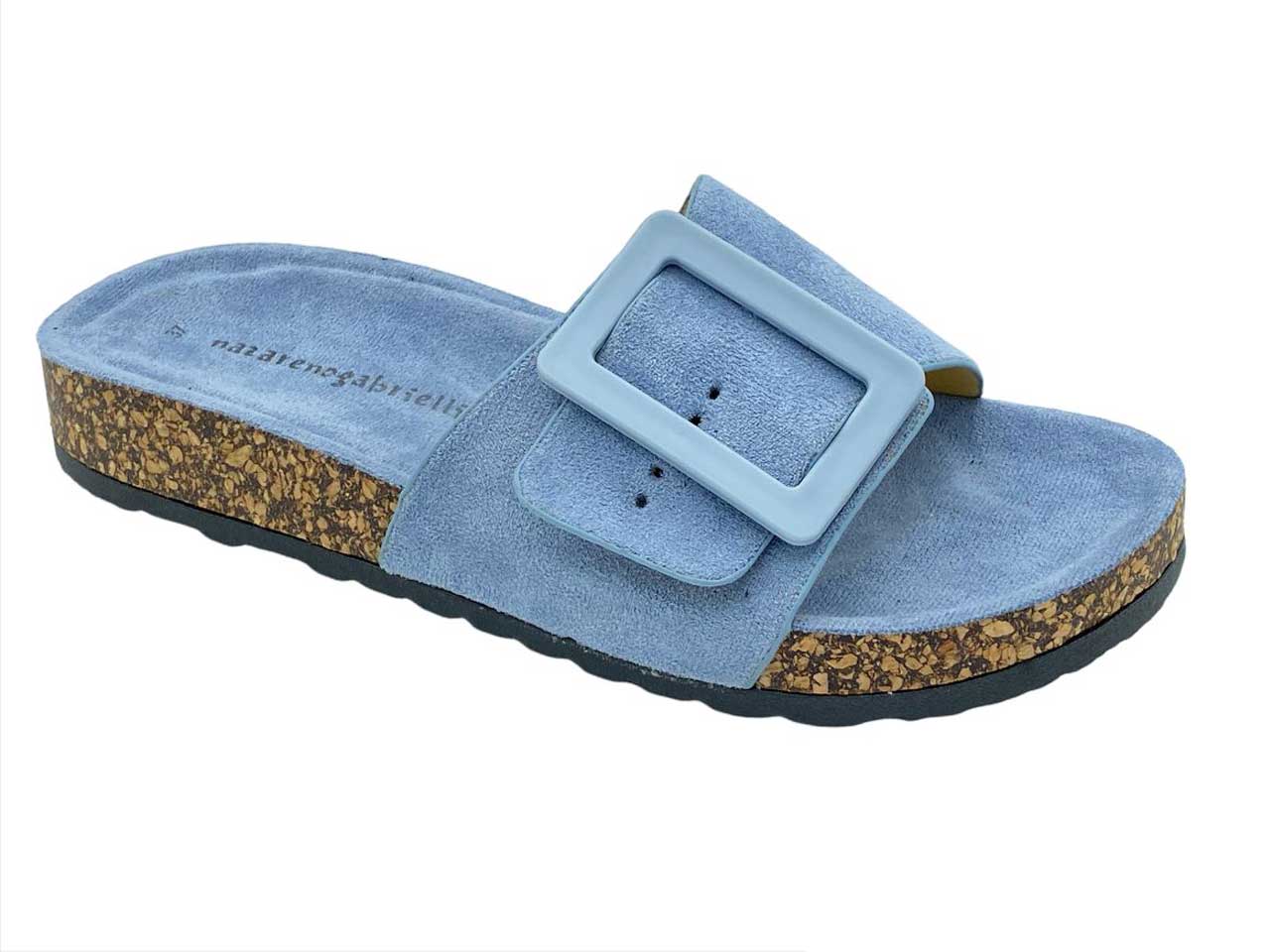 Ciabatte da donna misure 36/41 beige blu navy e carne