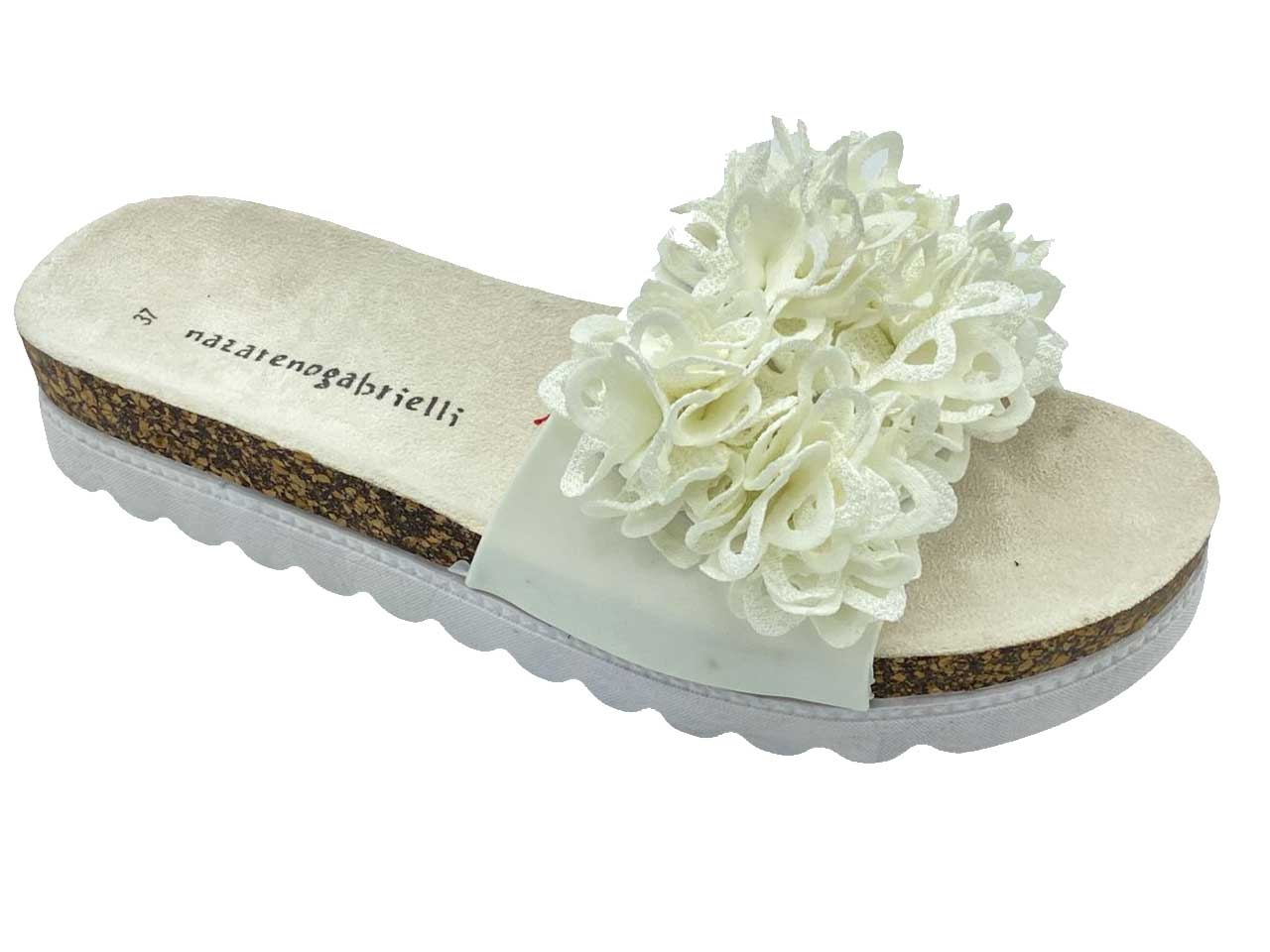 Ciabatte da donna misure 36/41 bianco nero e rosa