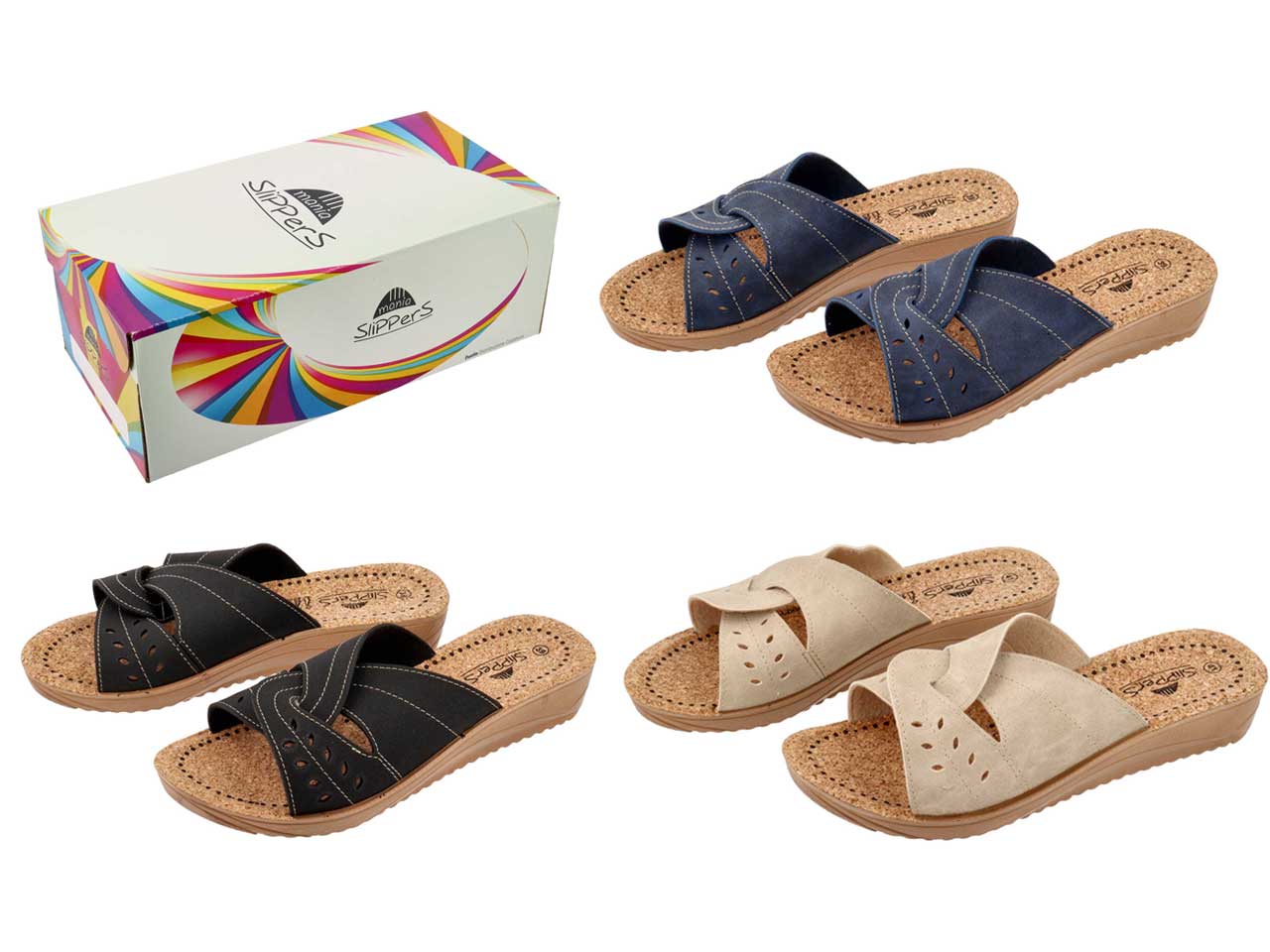 Ciabatte a fascia donna taglia 36-41