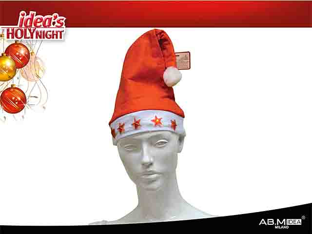 Cappello babbo natale con luci hx800912