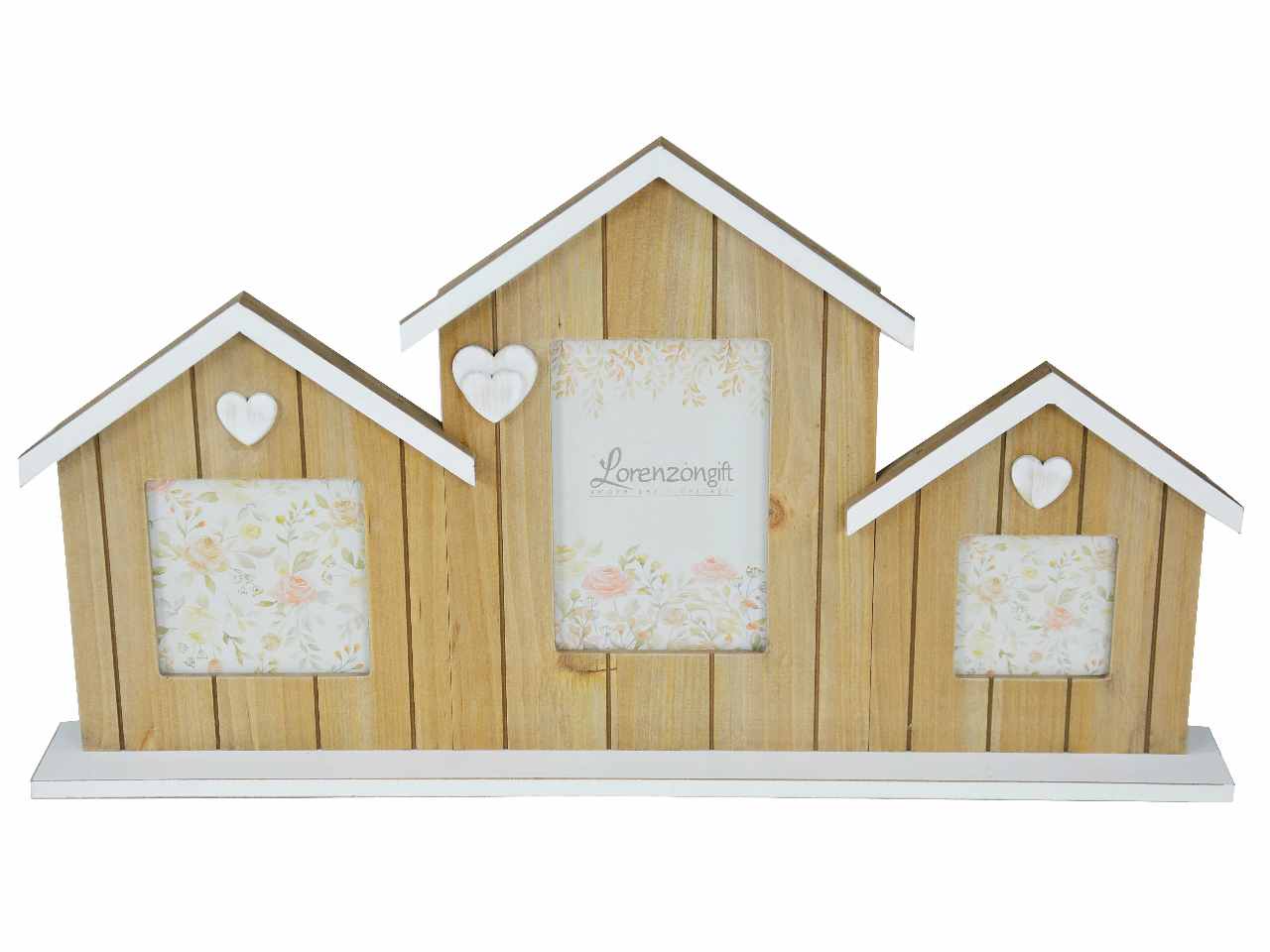 Porta foto casetta 50.5x6x28cm 3 posti 9162250000