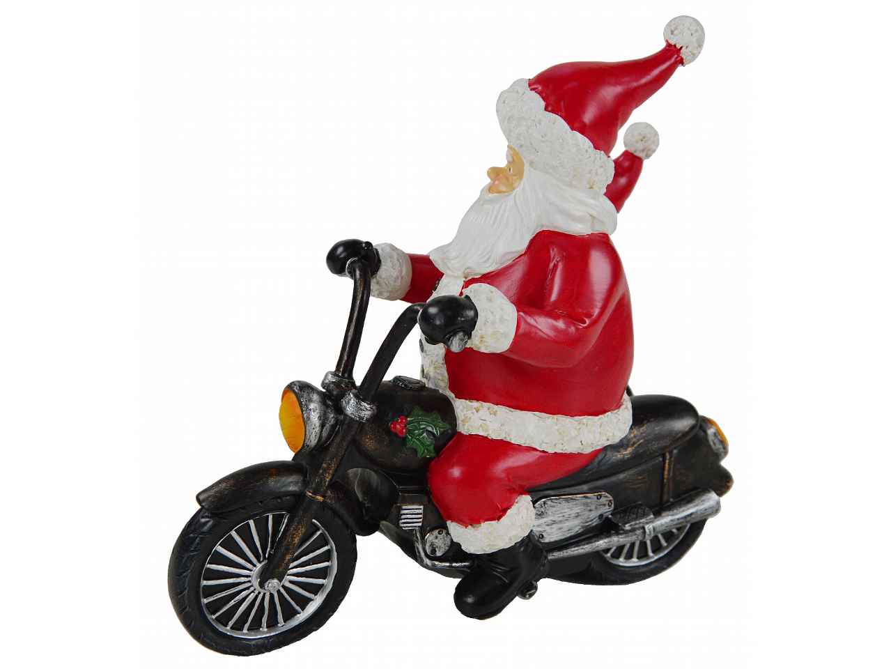 Babbo natale su sidecar nbd-9038 cm. 24, 5x17,5x23