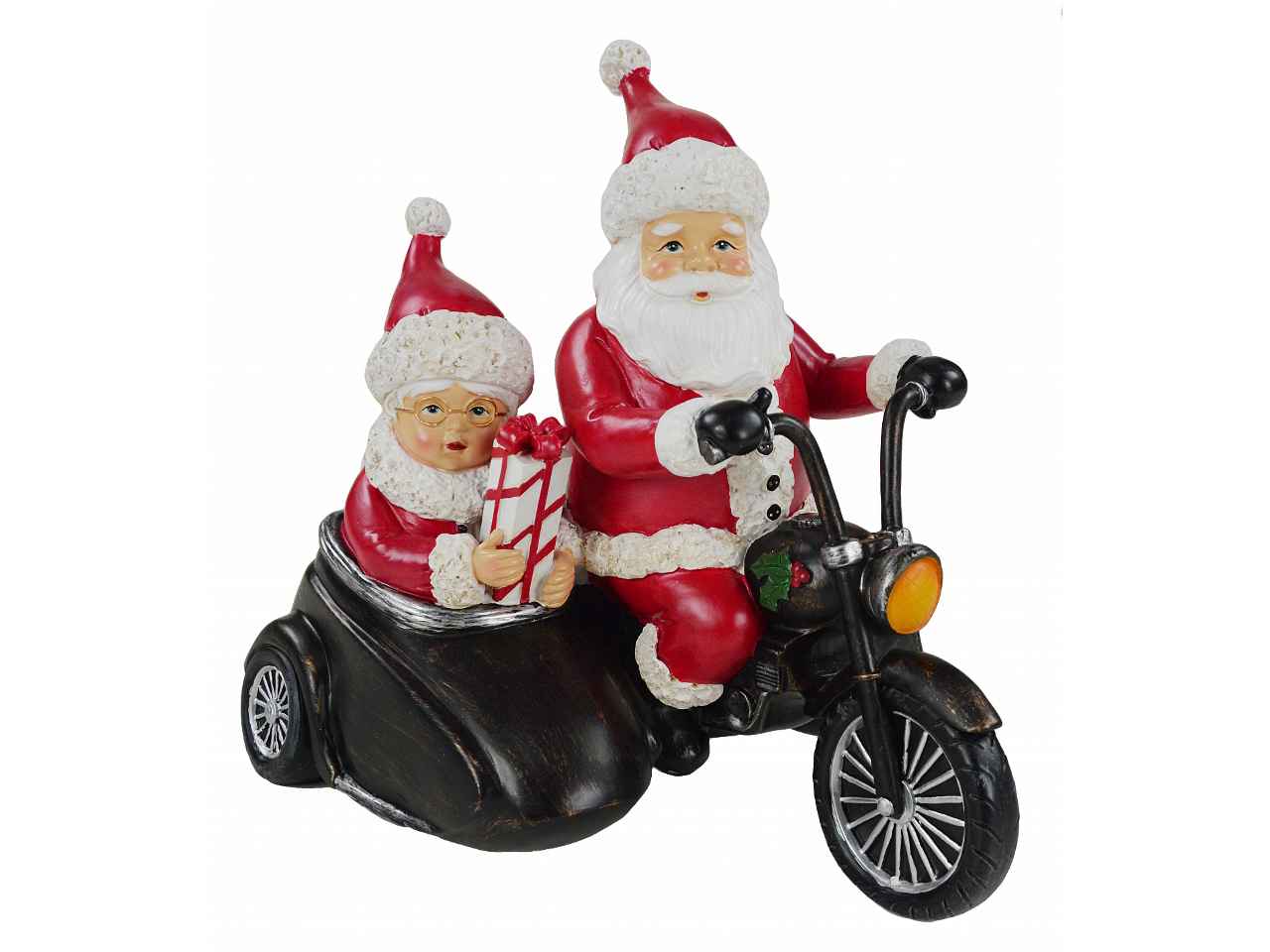 Babbo natale su sidecar nbd-9038 cm. 24, 5x17,5x23
