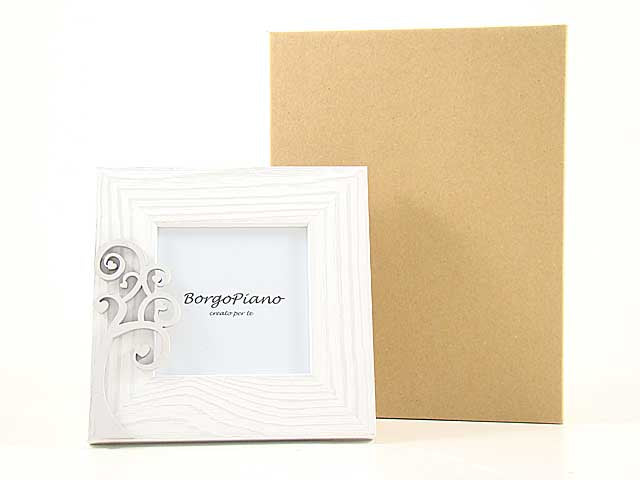 porta foto albero grigio 10x10cm li3451