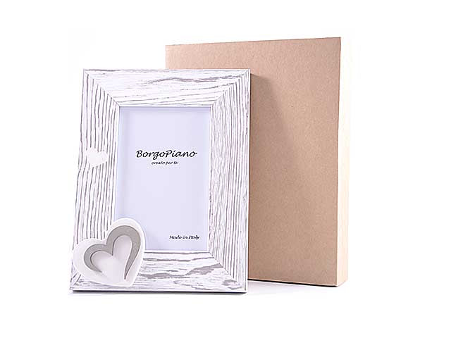 porta foto con cuore 10x15cm op3622