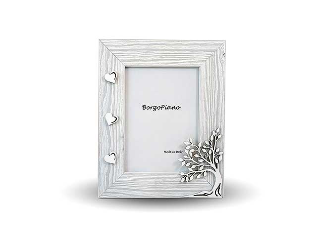 Porta foto con albero e cuore 13x18 ac3712/g