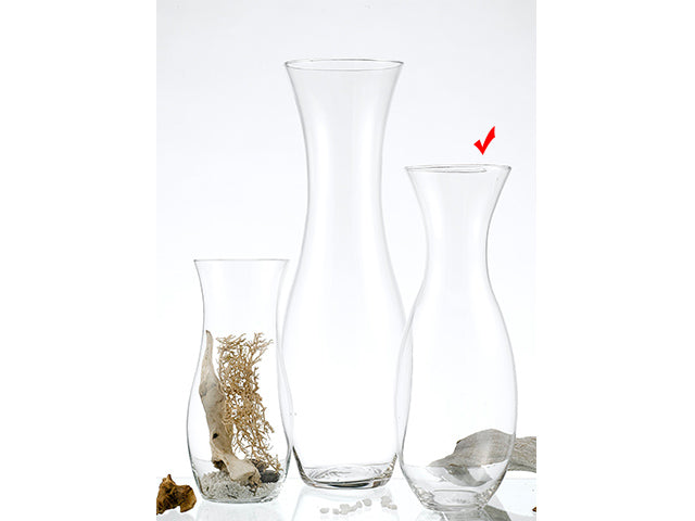 Linea vetro vaso claudia 37cm 10014