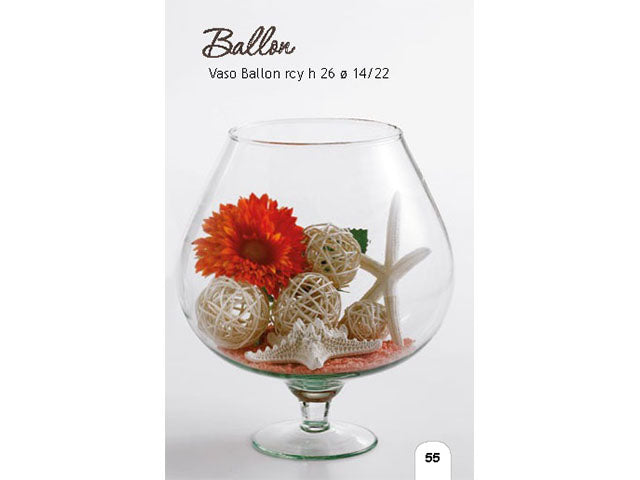 linea vetro vaso ballon 26cm rcy17