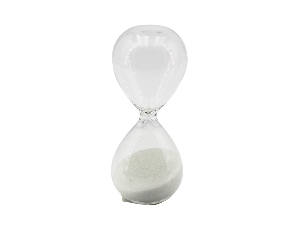 clessidra bianca h.20cm durata 30 minuti