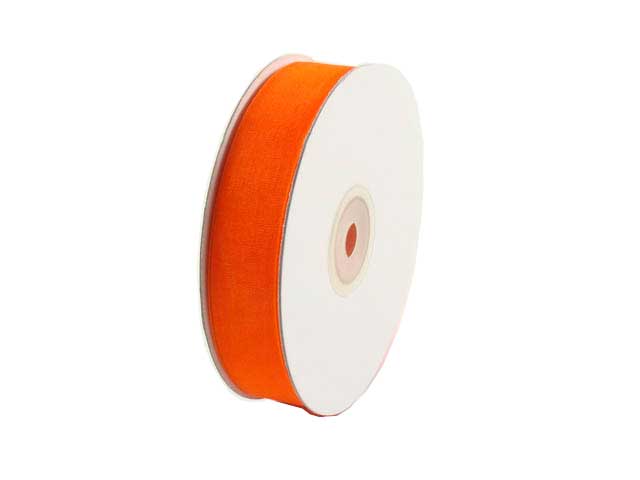 nastro organza 20mm. 50mt.arancio e2009