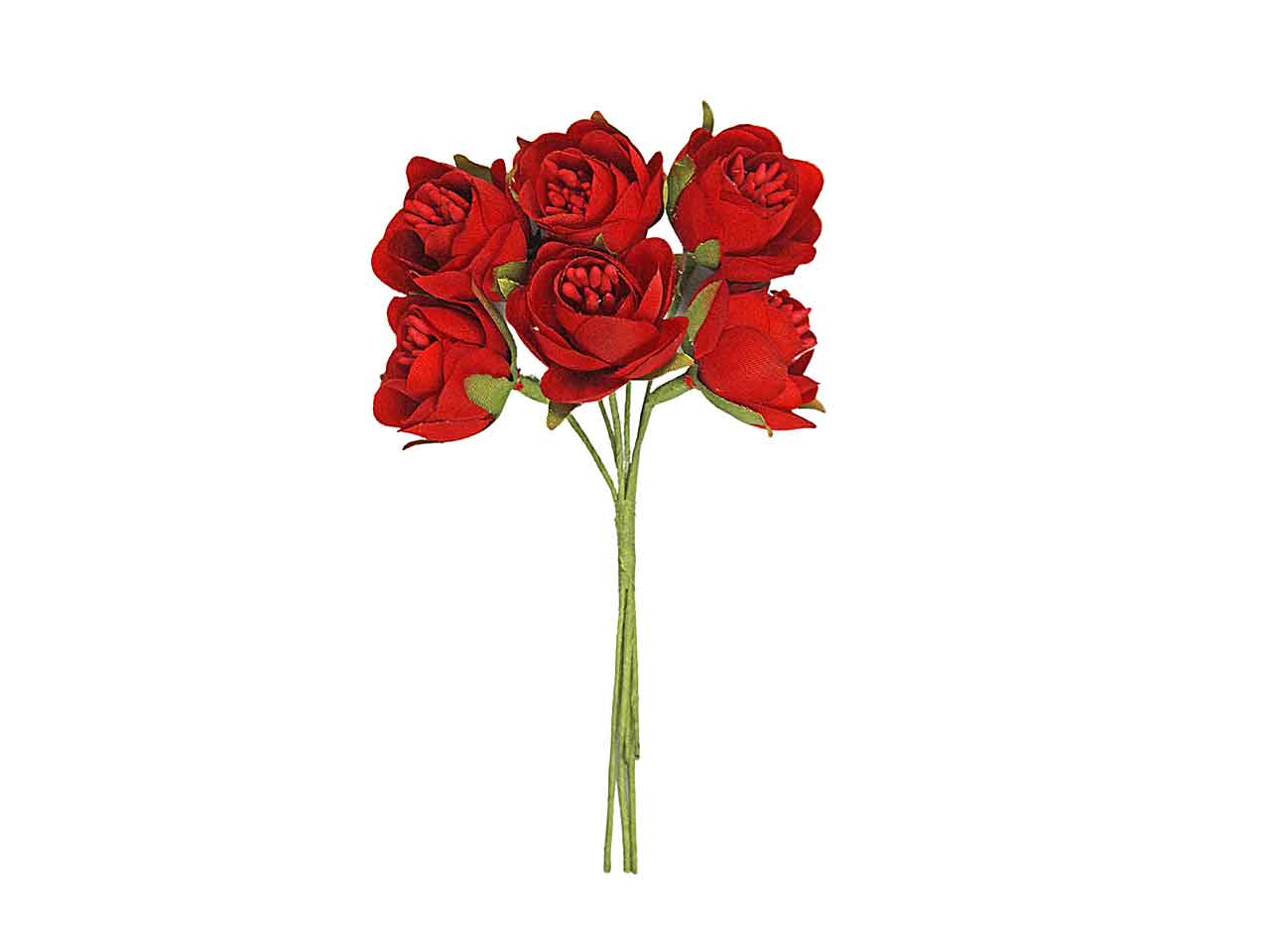 Mini rosa con semi 36 pezzi l1755/red