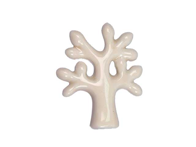 albero porcellana c/magnete avorio l17171/iv